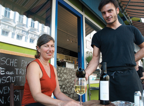 Irene Strobl und Aristide Police